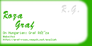 roza graf business card